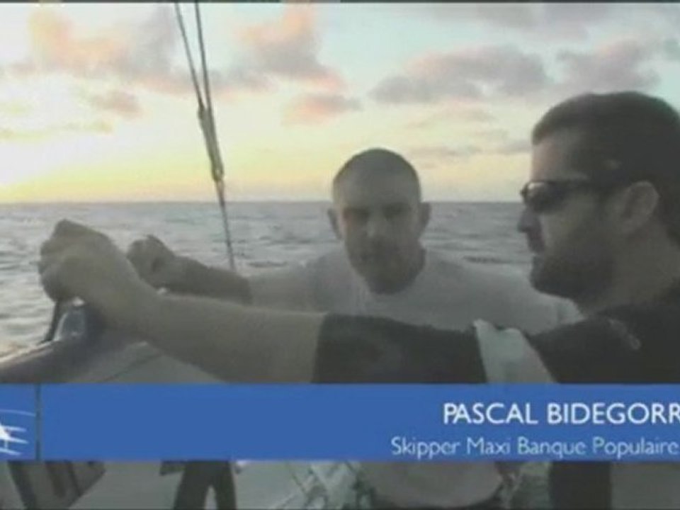 Vidéo Maxi Banque Populaire V - Images envoyées du bord - J9