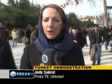 Large Islamic protest in Turkey in support of revolutions
