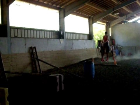 Vicomte de Provence - séance de gymnastique à l'obstacle