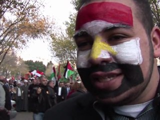 Des Arabes israéliens célèbrent la chute de Moubarak