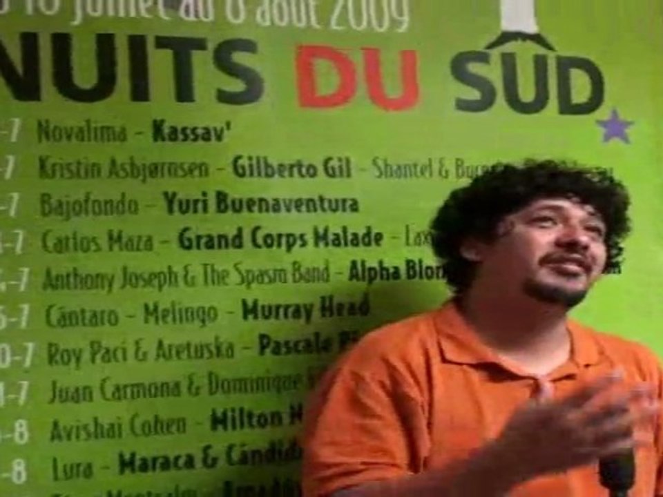 Interview de Carlos Maza