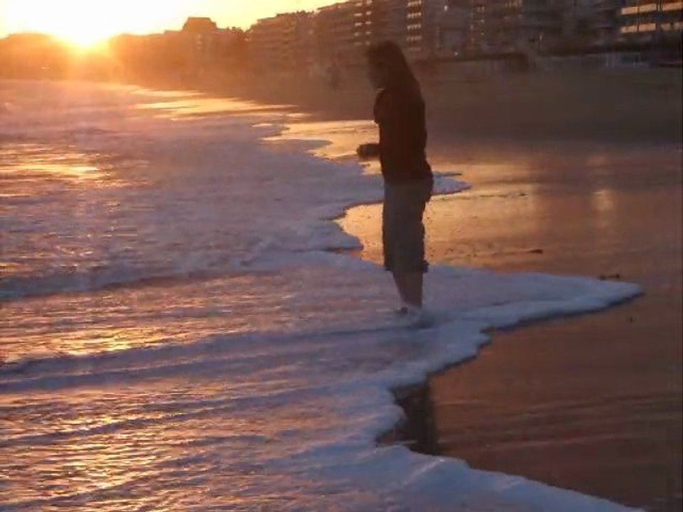 Baignade a la Baule avec Sandra