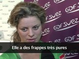 Kim Clijsters en finale - Open GDF SUEZ