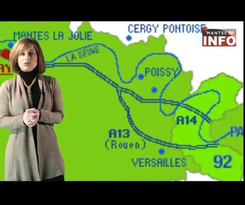 Mantes la Jolie - Pagaille sur la A13