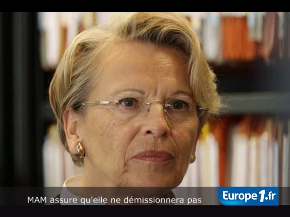 MAM ne démissionnera pas