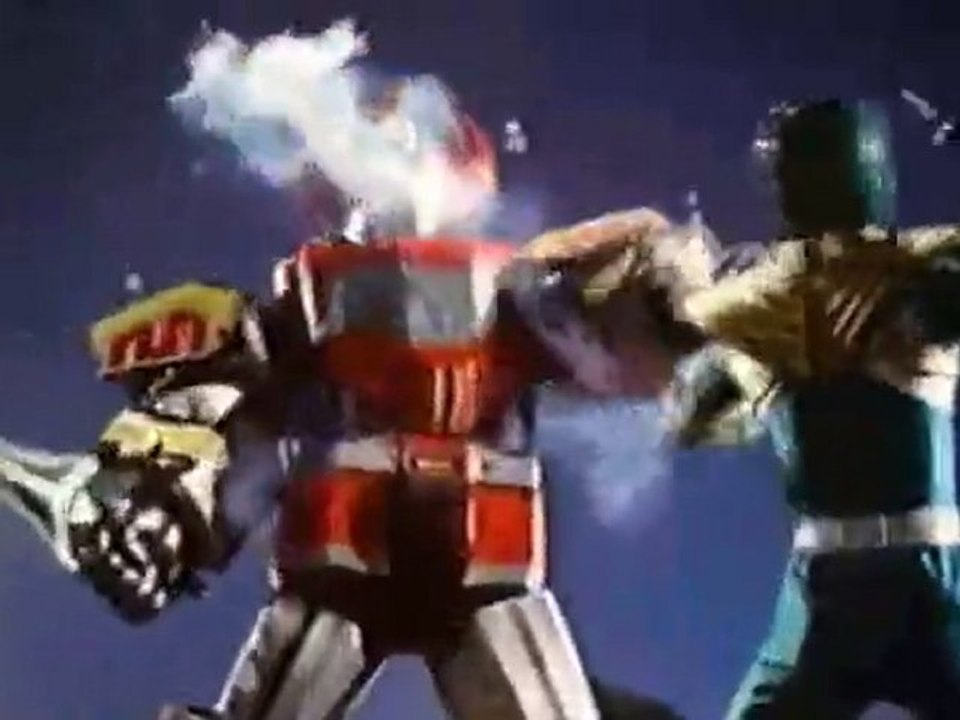 MMPR Megazord defeated
