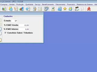 JRC: Cadastros Auxiliares - Parte 1/2 ~ SysFAT - LITE.