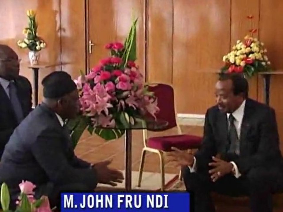 audience Paul Biya Jhon Fru Ndi et autre à Bamenda