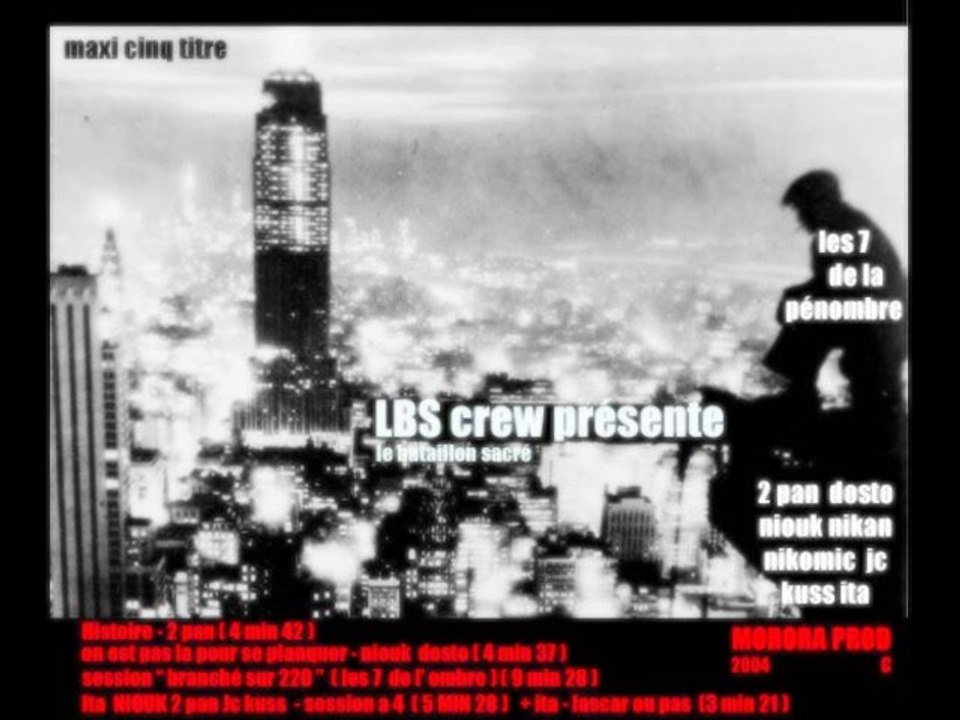 NIOUK PROD ILLEGAL MIX tape volume II LBS nikan feat niouk