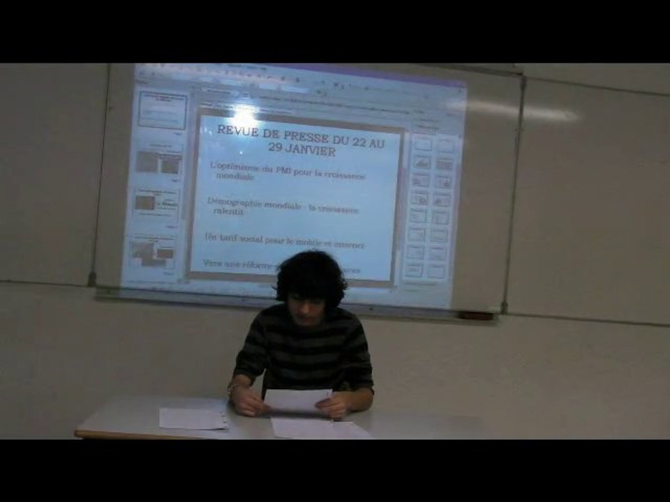 revue de presse du 1 février 2011