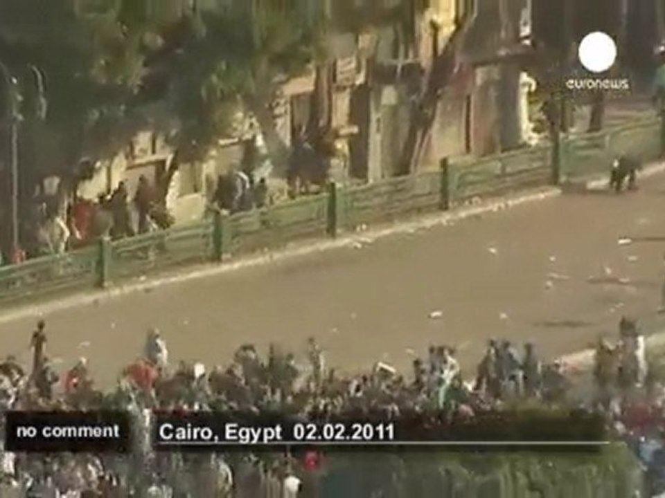 Violents affrontements place Tahrir au Caire - no comment