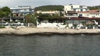 Agia Marina beach in Aegina
