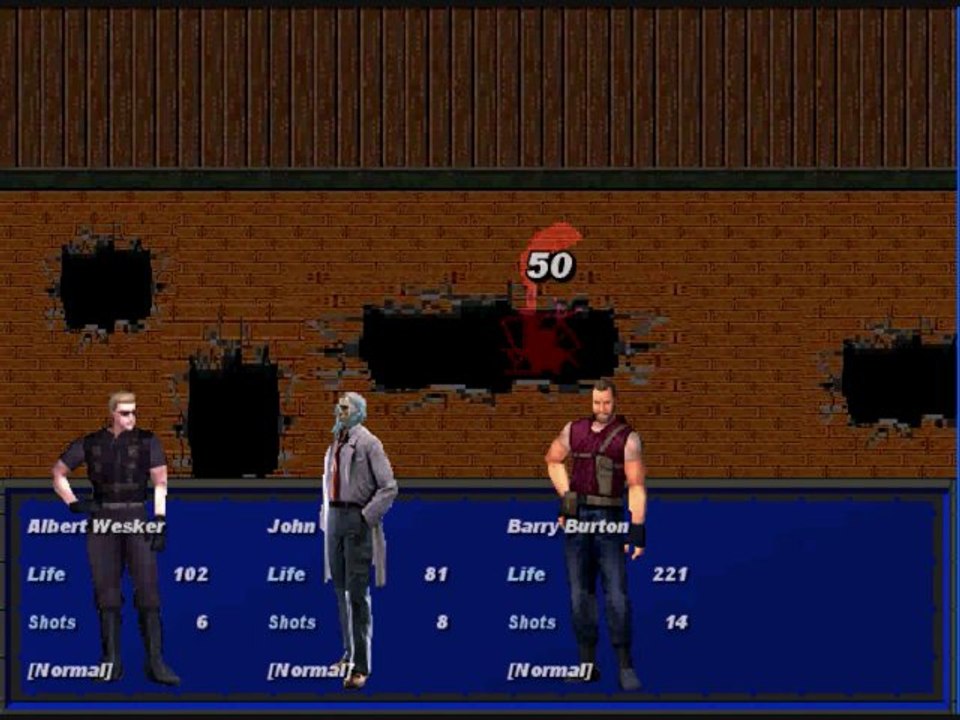 Resident Evil RPG : Wesker Mode walkthrough 2 - Péripéties