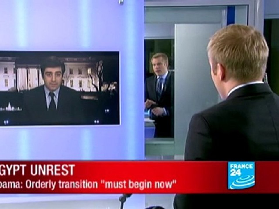 Egypt unrest - USA:Obama: Orderly transition "must begin now