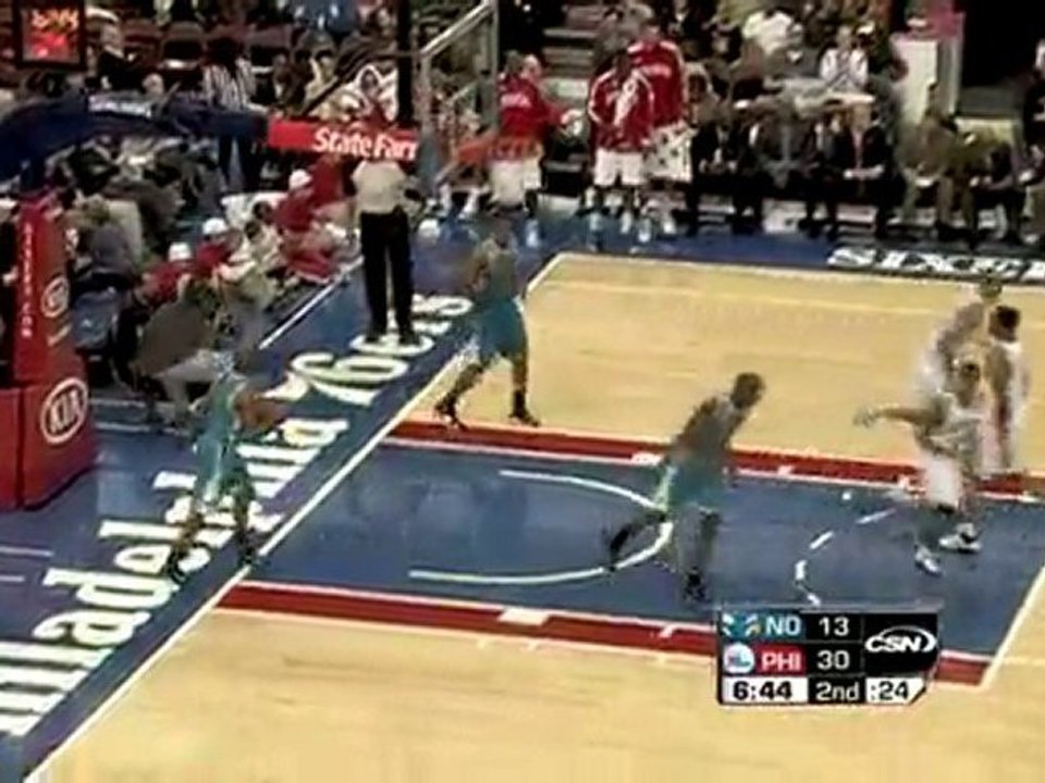 Evan Turner Steal & Dish vs New Orleans