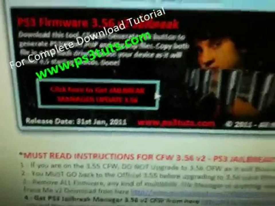 NEW Tutorial PS3 Jailbreak on 3.56 firmware with Backups