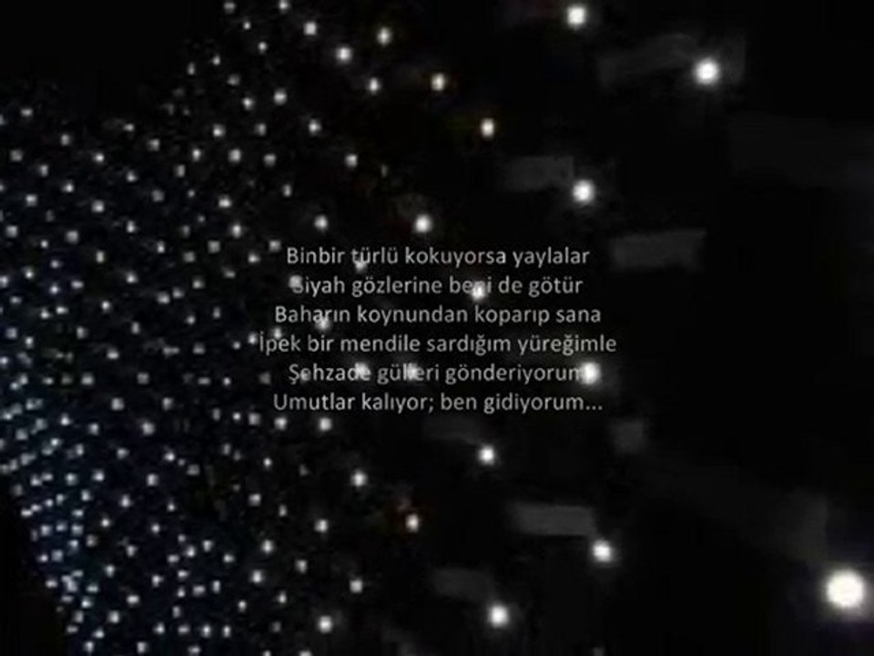 siyah gözlerine beni de götür