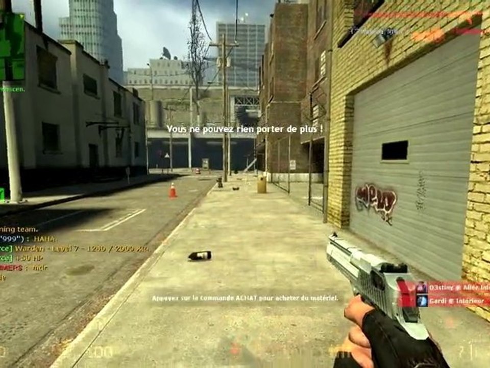 Counter Strike Source vidéo détente mod Warcraft