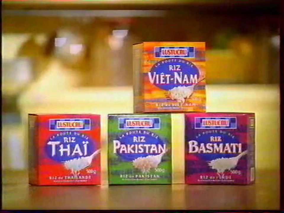 Publicité Les Riz parfumer Lustucru 1997