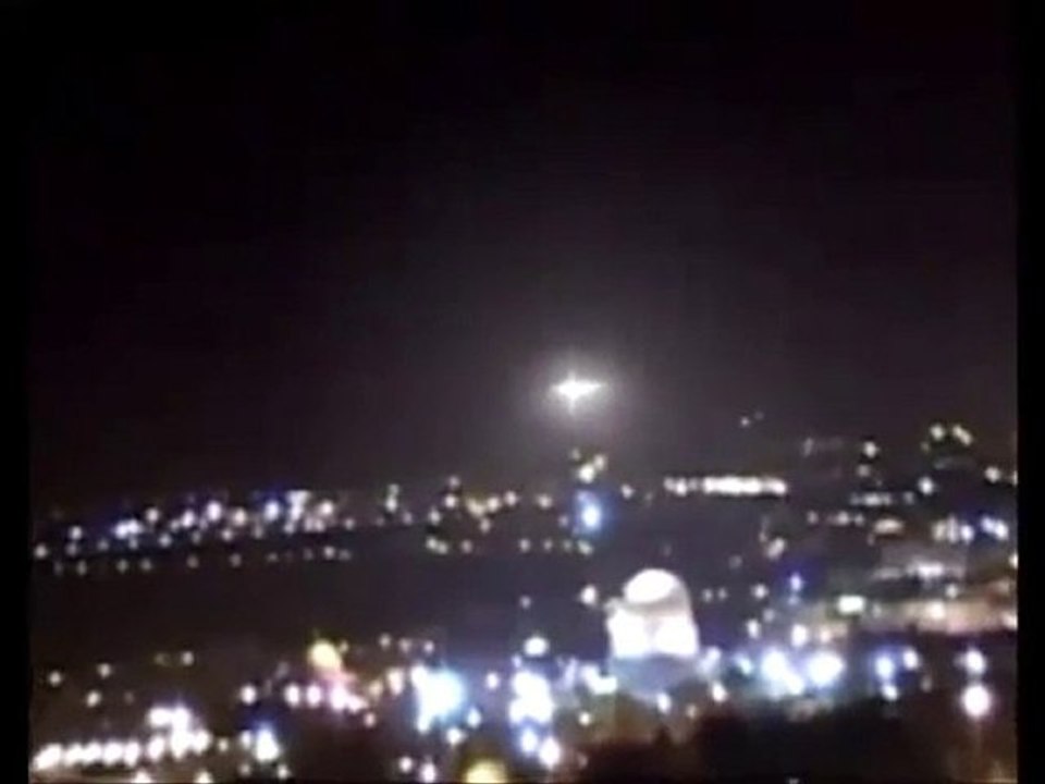 4th footage UFO over Jerusalem 28 Janvier 2011