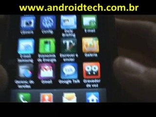 Widget de pesquisa do Google para o Android, texto e voz