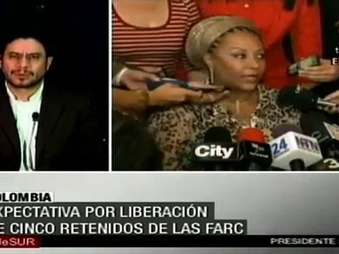 Expectativa por liberación de cinco retenidos de las FARC