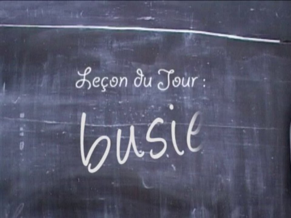 Leçon de Patois de Guy Dubois "Busier"
