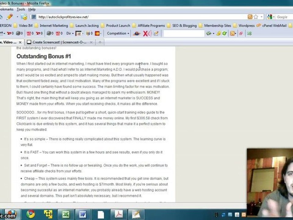 Auto Click Profits Review and Very Nice Bonus