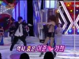 110203 Kahi & Lee Joon dancing to Madonna's 4 Minutes