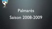 Palmarès 2008-2009