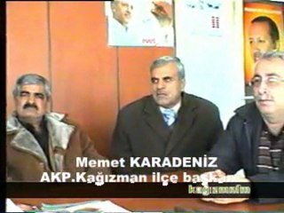 akp kağızman ilçe başkanlığı basın açıklaması