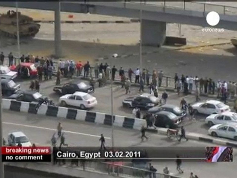 Clashes in chaotic Cairo - no comment