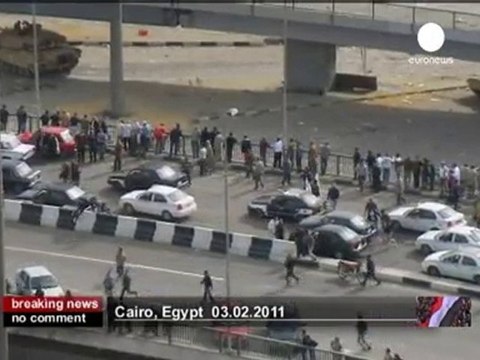 Clashes in chaotic Cairo - no comment