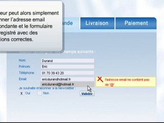Démonstration de QAS Email Validate