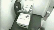 Drunk in the police station