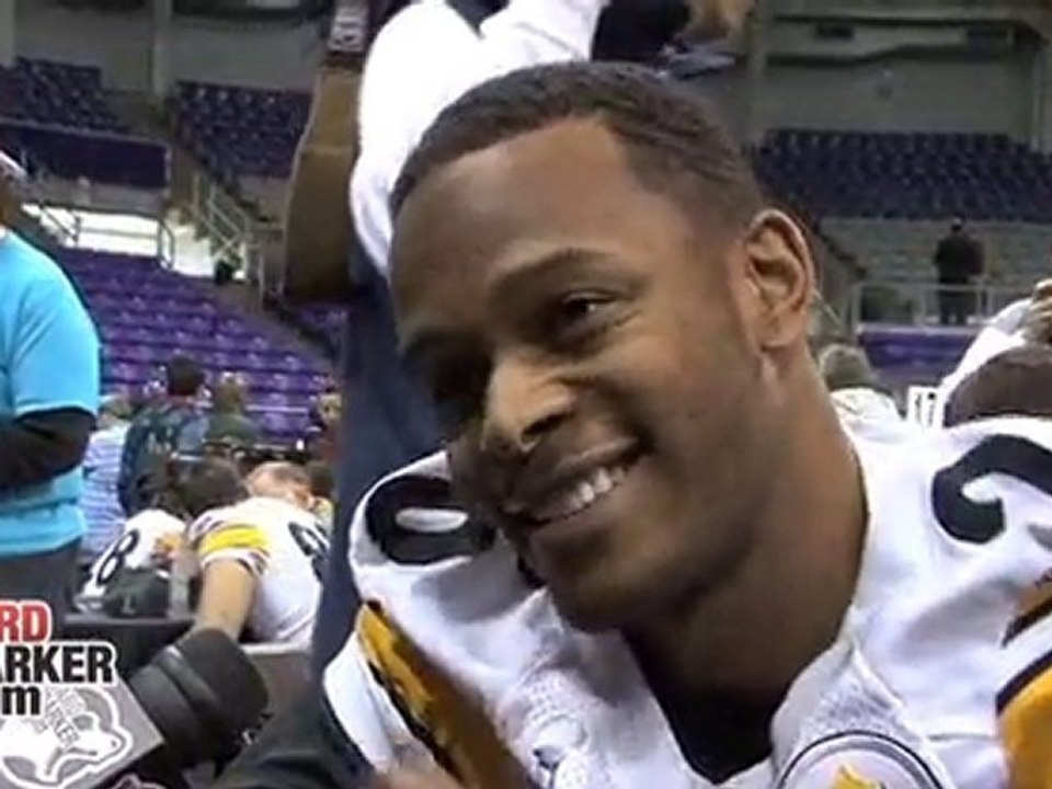 Goofing off at the Steelers media session