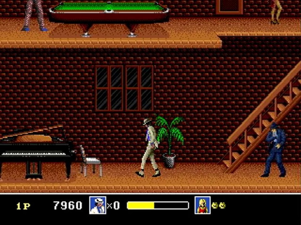 (thegamer) joue retrogaming Michael Jackson's Moonwalker