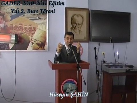 Gader 2010-2011 Eğitim Öğretim yılı 2. burs töreni