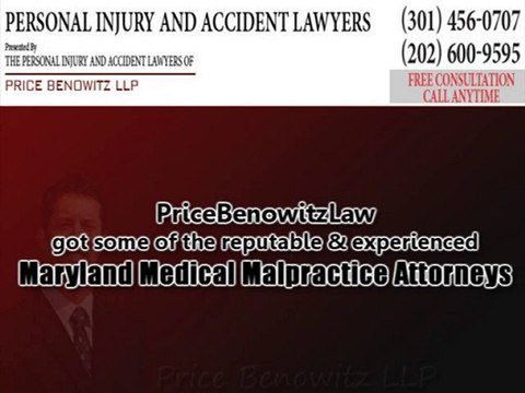 Reputable Maryland Medical Malpractice Attorneys