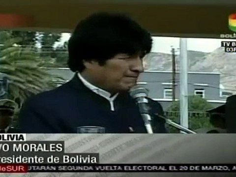 La crisis alimentaria es oportunidad para buscar alternativas: Morales