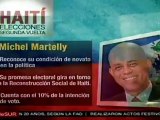 Martelly, un novato en la política, y Manigat, académica, por la presidencia de Haití