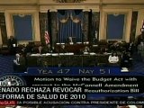 Senado de EE.UU. rechaza revocar reforma de salud 2010