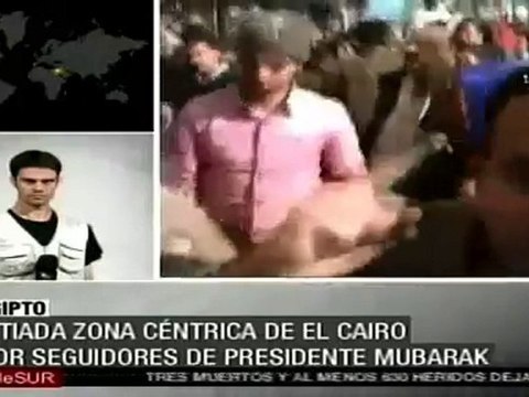 Opositores egipcios continuarán las protestas pese a los ataques de adeptos a Mubarak