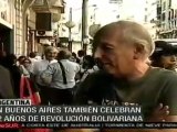 Celebran en Argentina 12 años del inicio de la Revolución Bolivariana en Venezuela