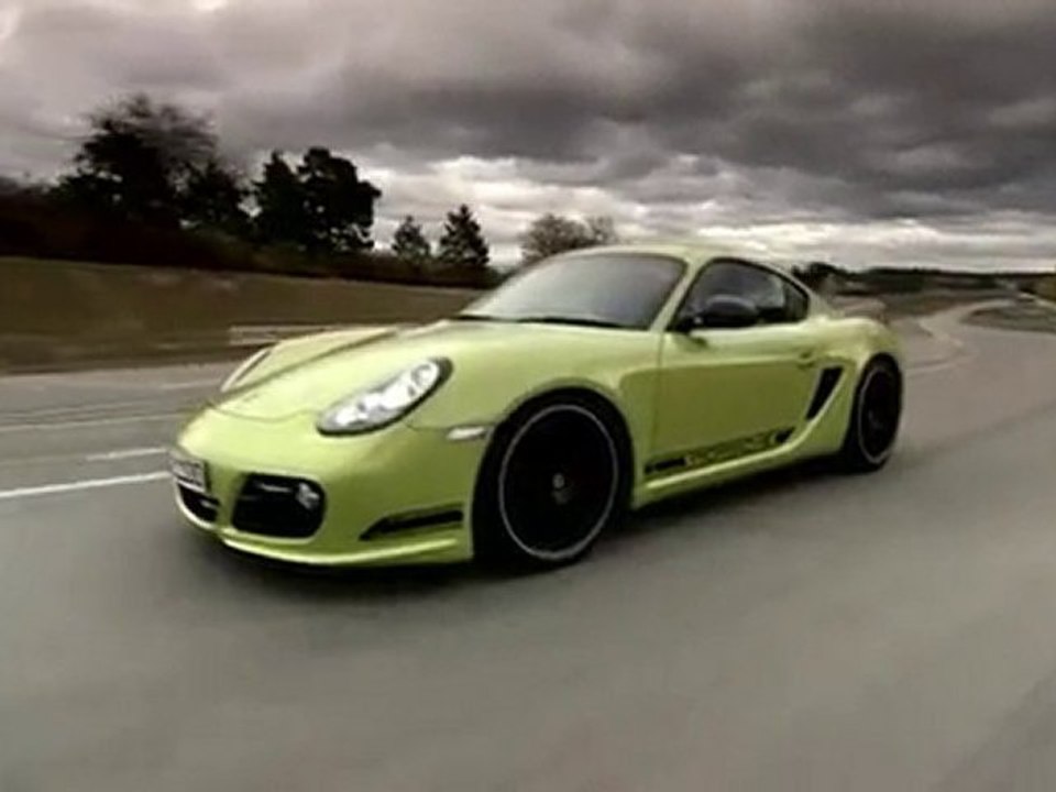 Porsche Cayman R in Motion