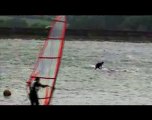 Windsurfing Crash Video!