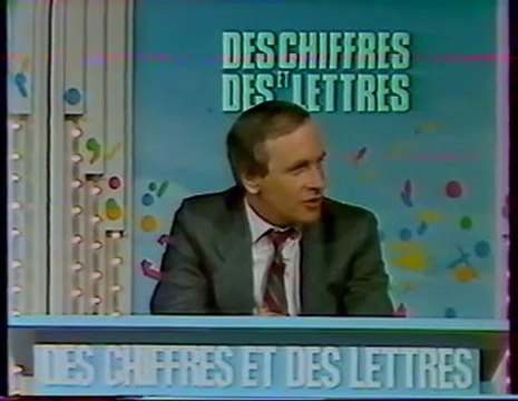 Extrait De L'emission Des Chifres Et Des Letres juin 1986 A2