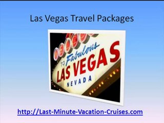 Las Vegas Travel Packages