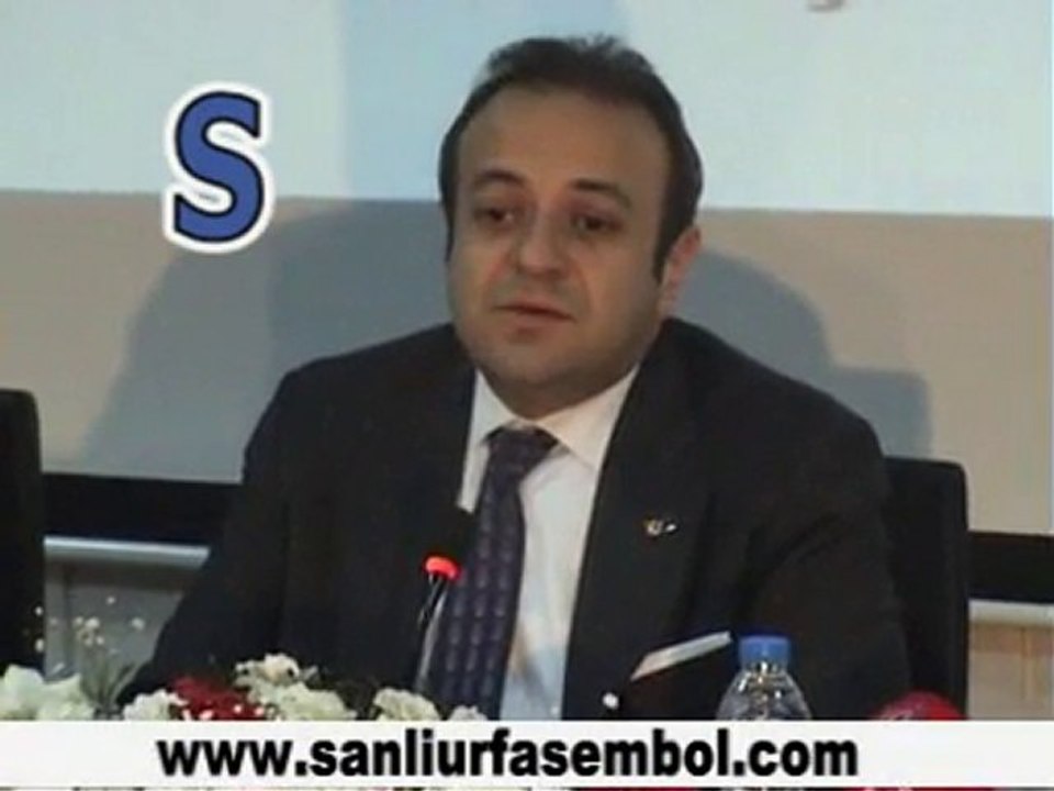 ŞANLIURFA DEVLET BAKANI EGEMEN BAĞIŞ