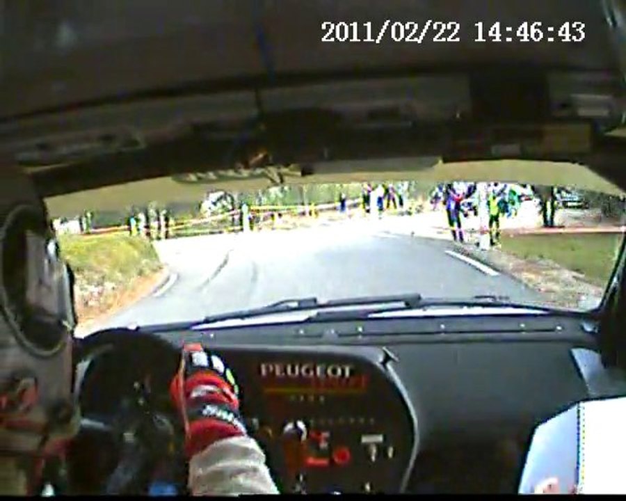 Rallye Sarrians 2010 ES2 GERMAIN/CODEMO 306 maxi